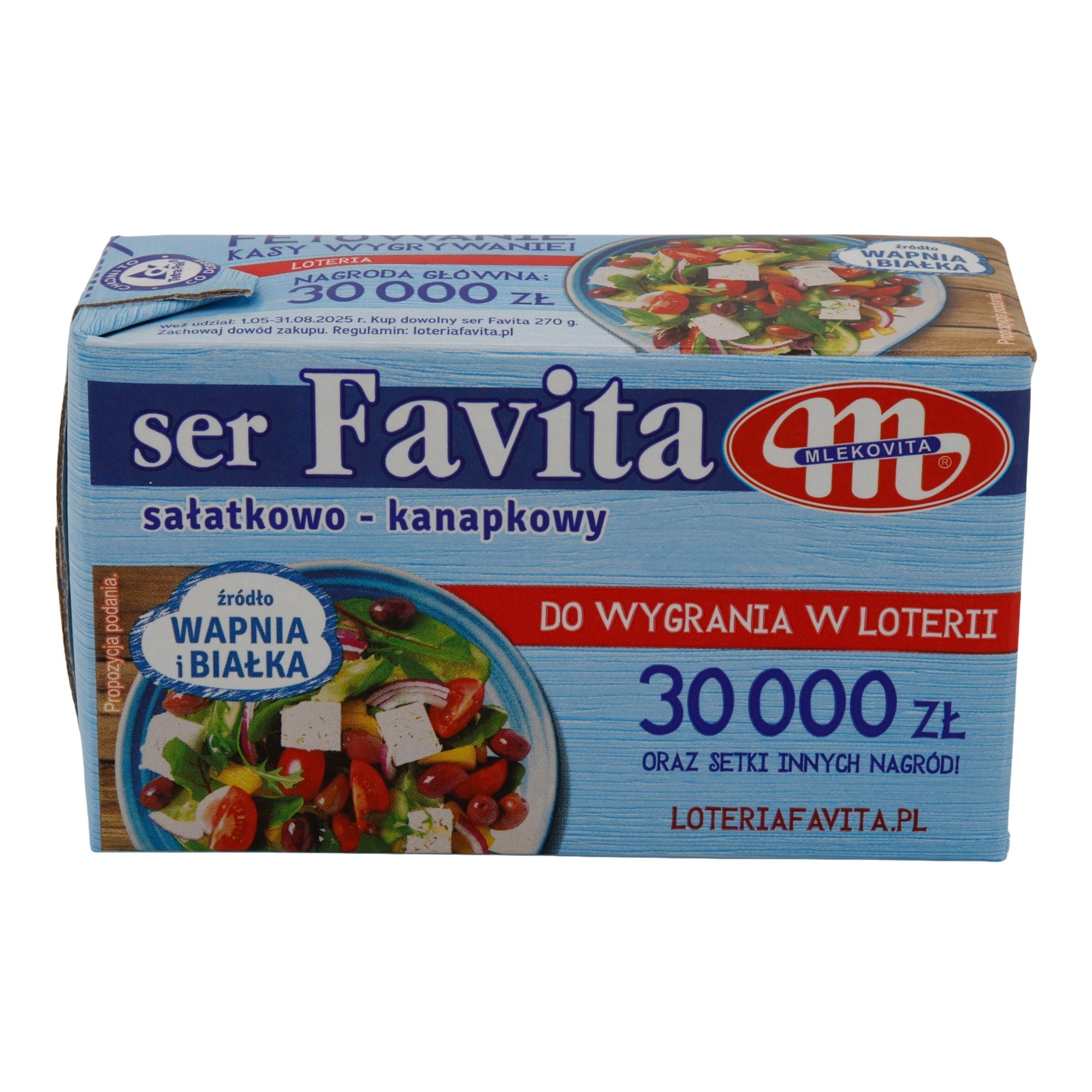Mlekovita Favita | Weichkäse salzig | Salat- & Brotbelag | 270 g PL